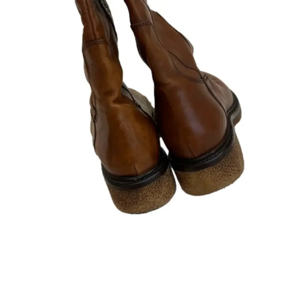 Boemos Brown Chestnut Genuine Leather Riding Boots size 37 / 6.5 - 7 - Picture 4 of 10